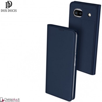Dux Ducis Skin Pro dirbtinės odos dėklas - mėlynas (Google Pixel 7A)